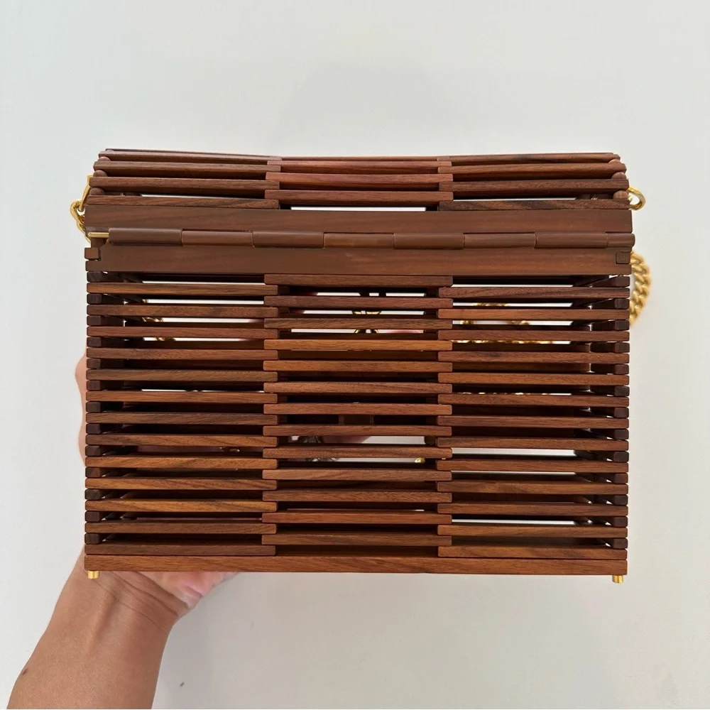 SOLD 🚫SAINT LAURENT Wood Kate Box Bag - Picture 9 of 17